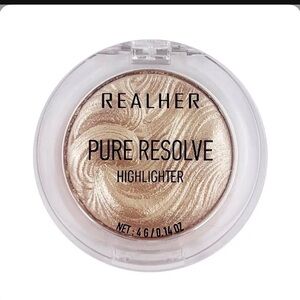 RealHer Pure Resolve Highlighter in Radiant Gold